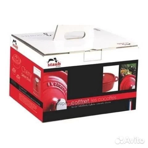 Кокотница круглая с крышкой 30 см, 8,35 л, Staub - миниатюра 4