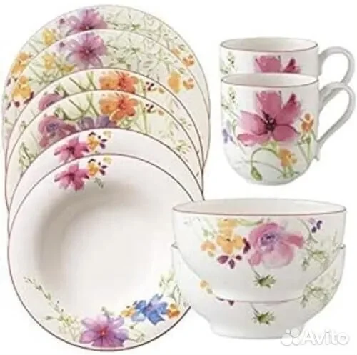Сервиз 8 пр Вилерой и Бош Mariefleur Basic, фарфор - изображение 1