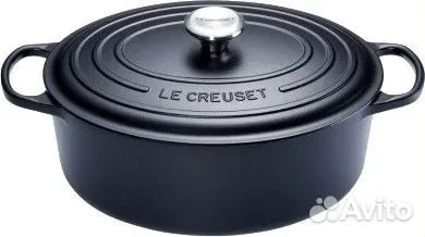 Жаровня Le Creuset Signature овальная 35 см черная - изображение 1