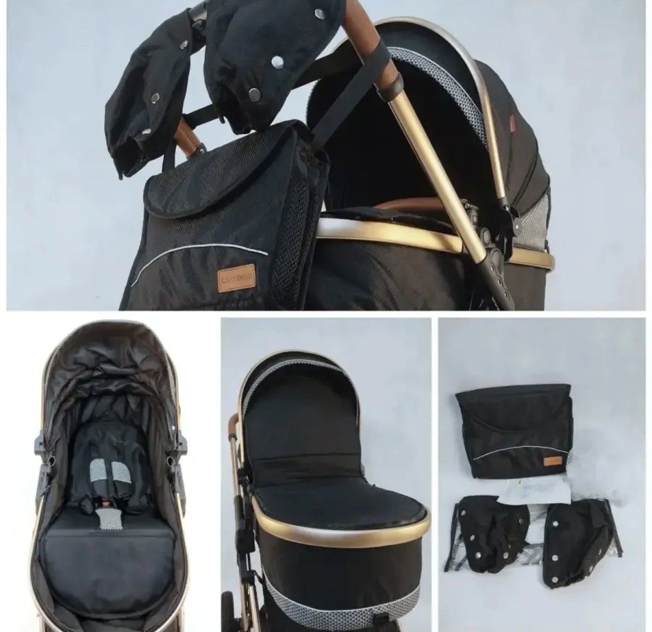 Коляска 3 в 1 Luxmom V9 - миниатюра 2