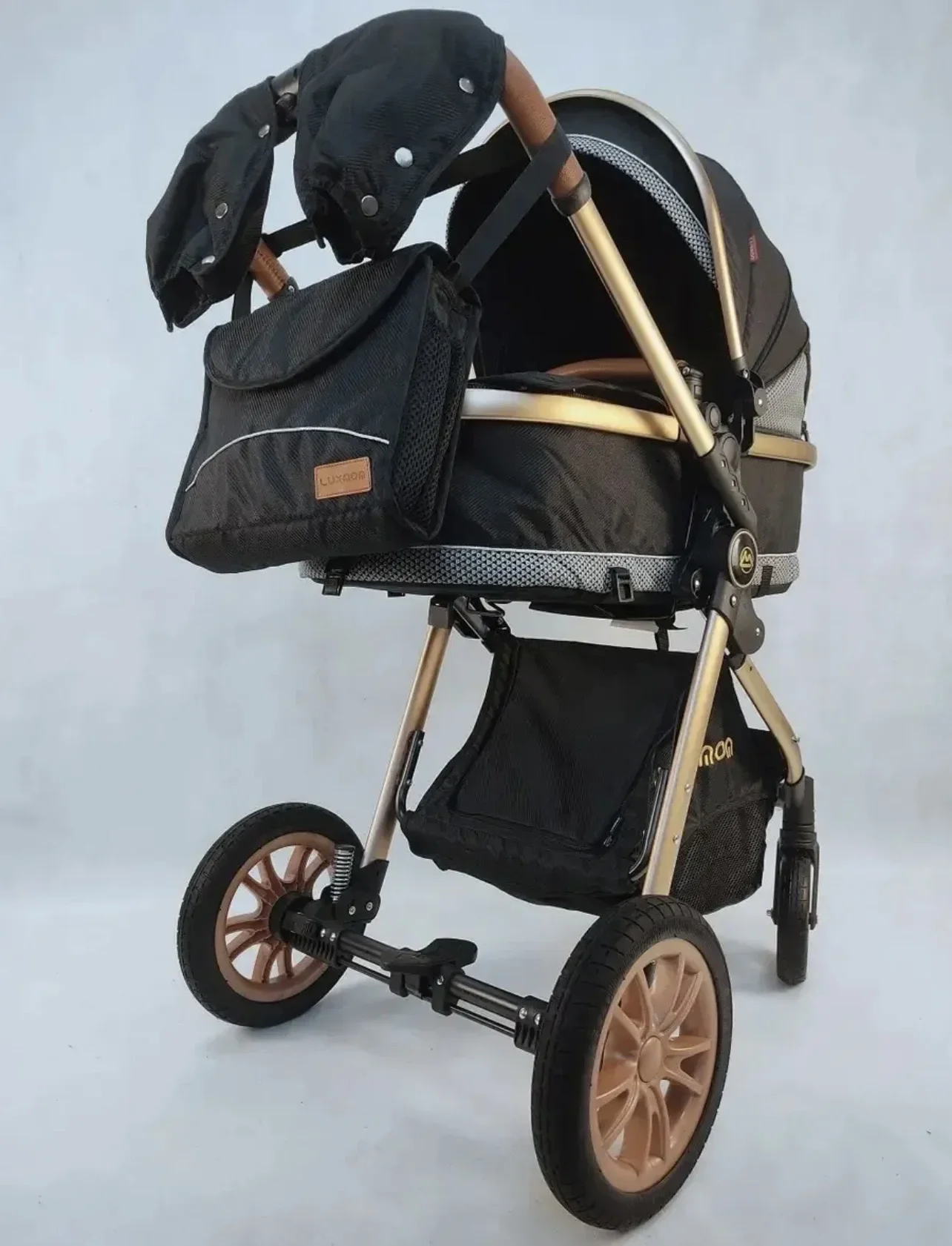 Коляска 3 в 1 Luxmom V9 - миниатюра 10