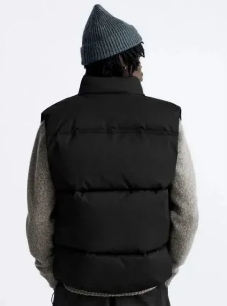 Черная жилетка Zara, унисекс - миниатюра 3