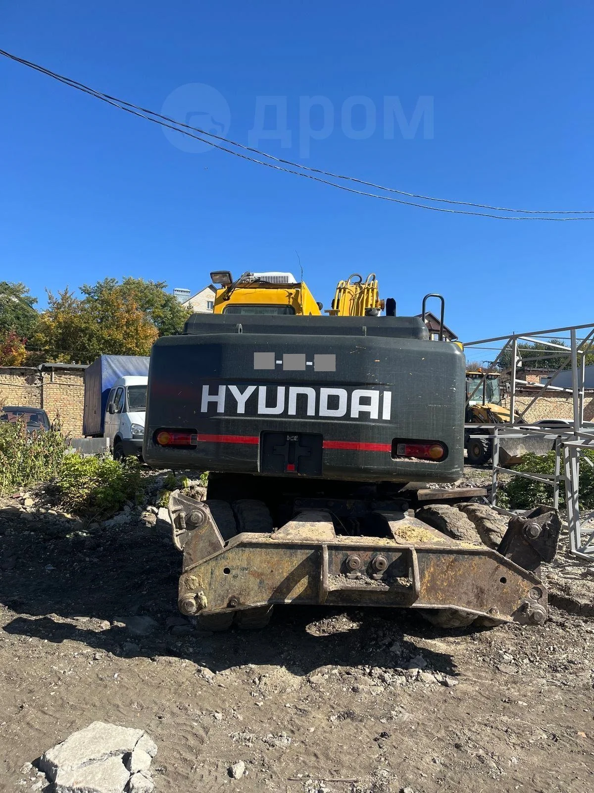 Колёсный экскаватор Hyundai R170W-7, 2007 - миниатюра 4