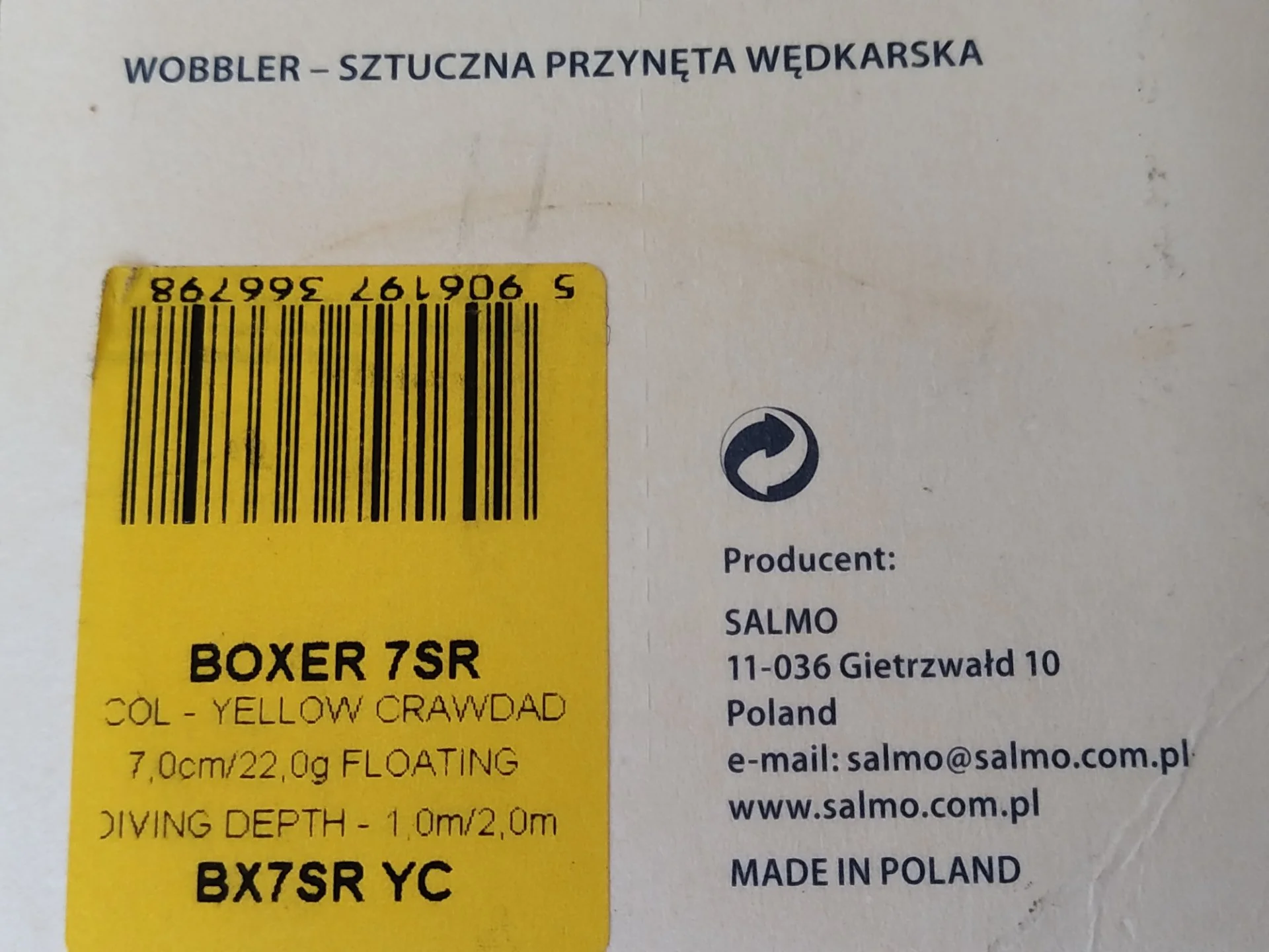 Воблер Salmo Boxer 7SR - миниатюра 4