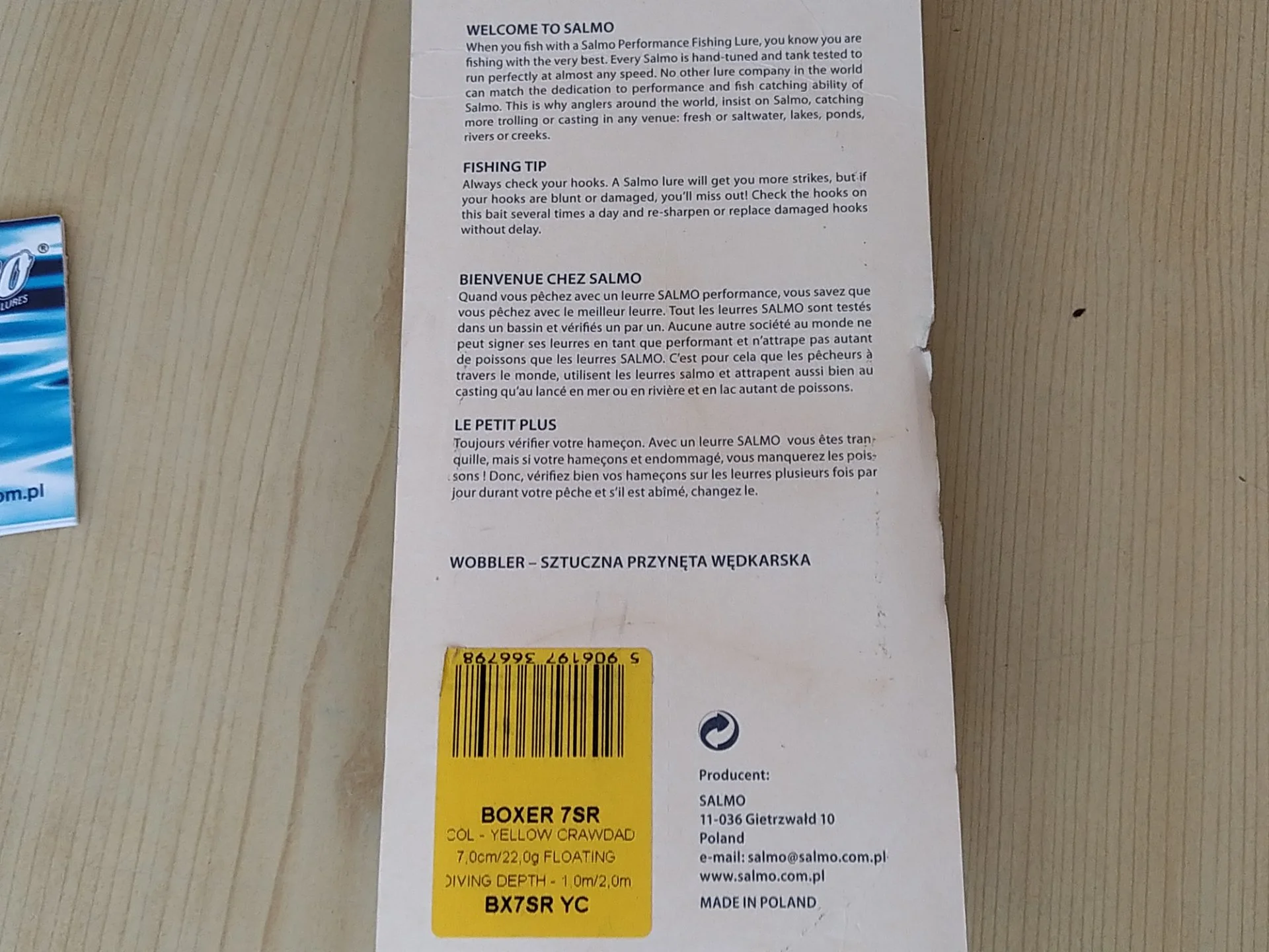 Воблер Salmo Boxer 7SR - миниатюра 5