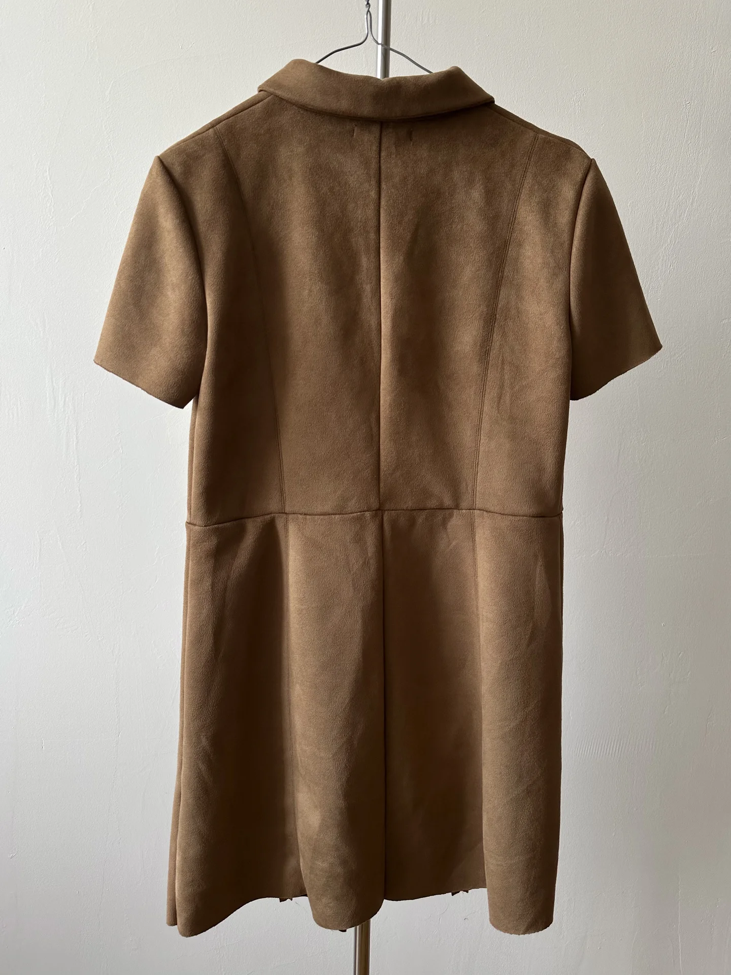 Замшевое мини-платье Zara, S (44) - миниатюра 5