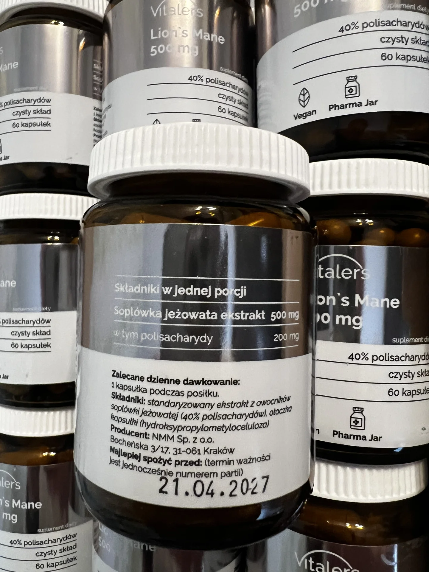 Ежовик гребенчатый Lion’s mane 500 mg vitalers - миниатюра 2