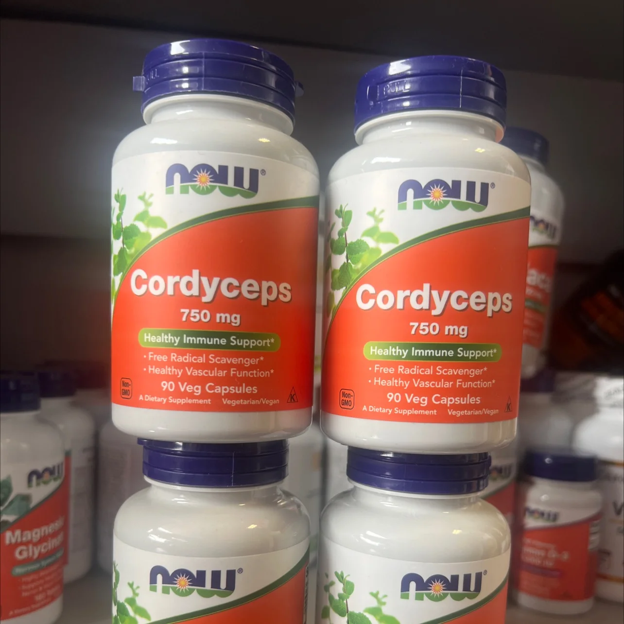 NOW Cordyceps 750 mg 90 Vcaps - изображение 1