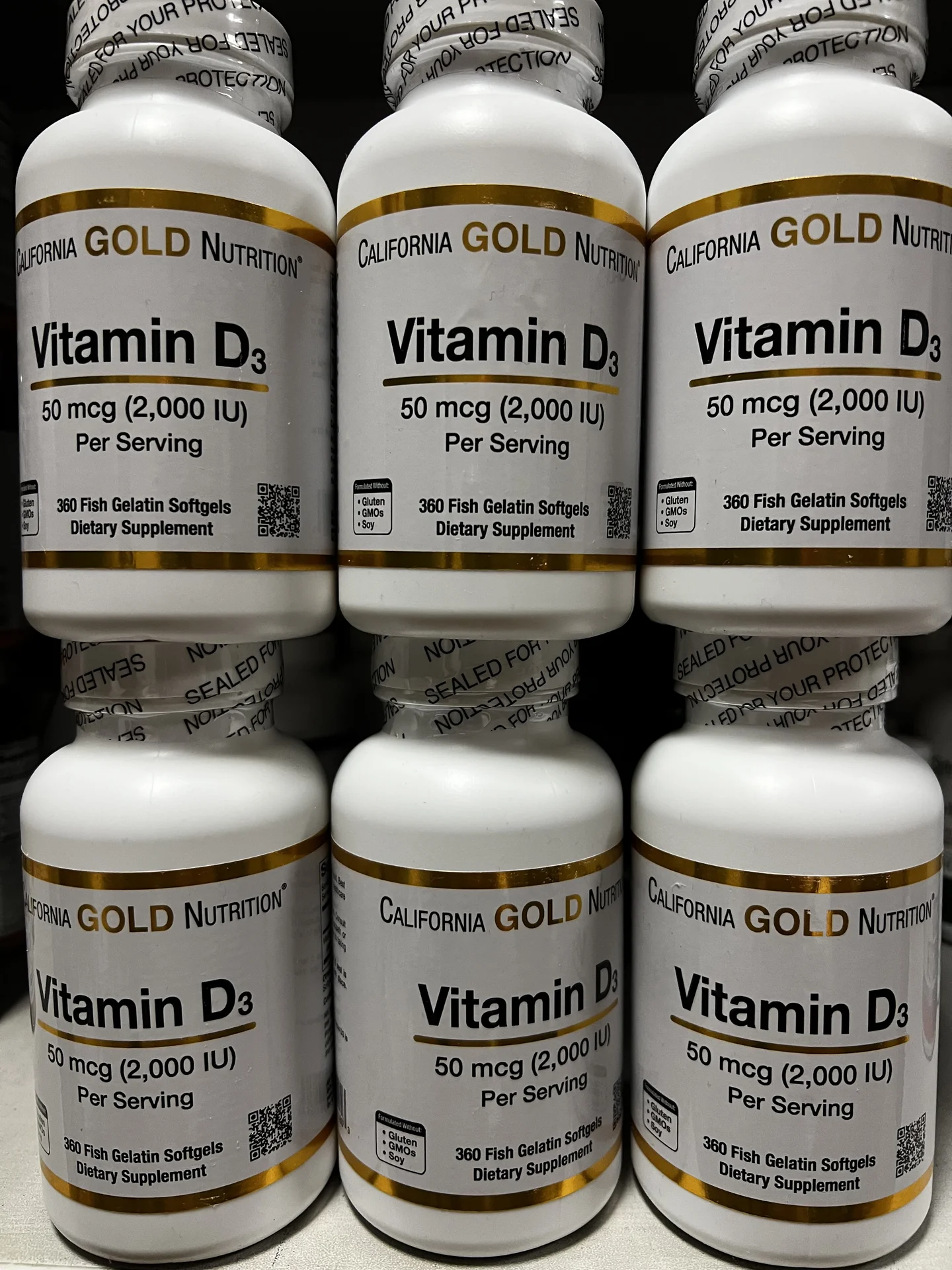 Витамин Д3 2000МЕ 360 шт California Gold Nutrition - изображение 1