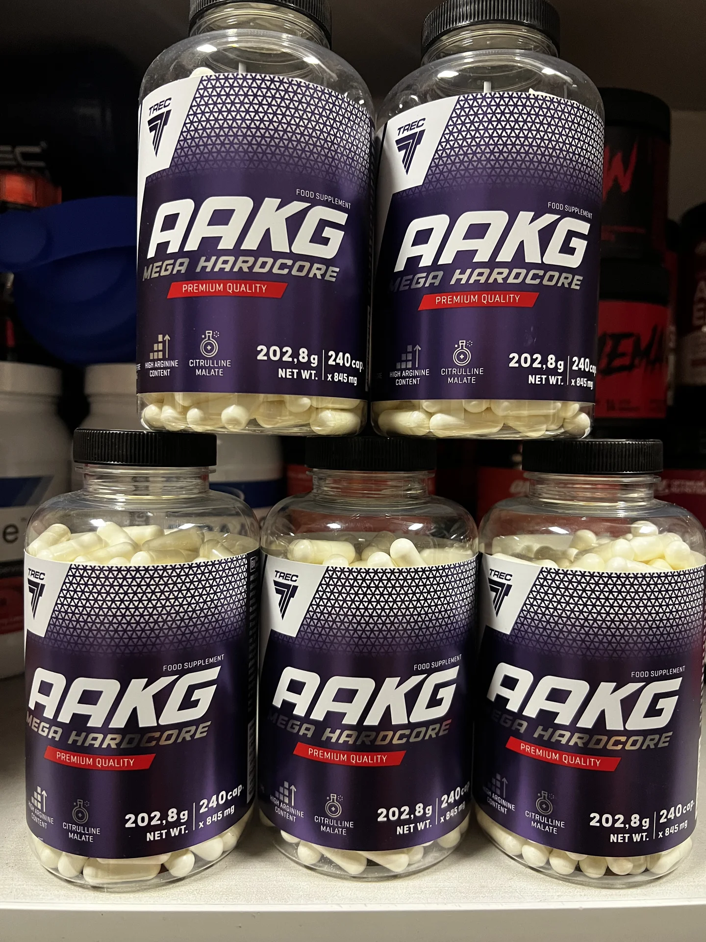 Trec Nutrition AAKG MEGA HARDCORE 240cap - изображение 1