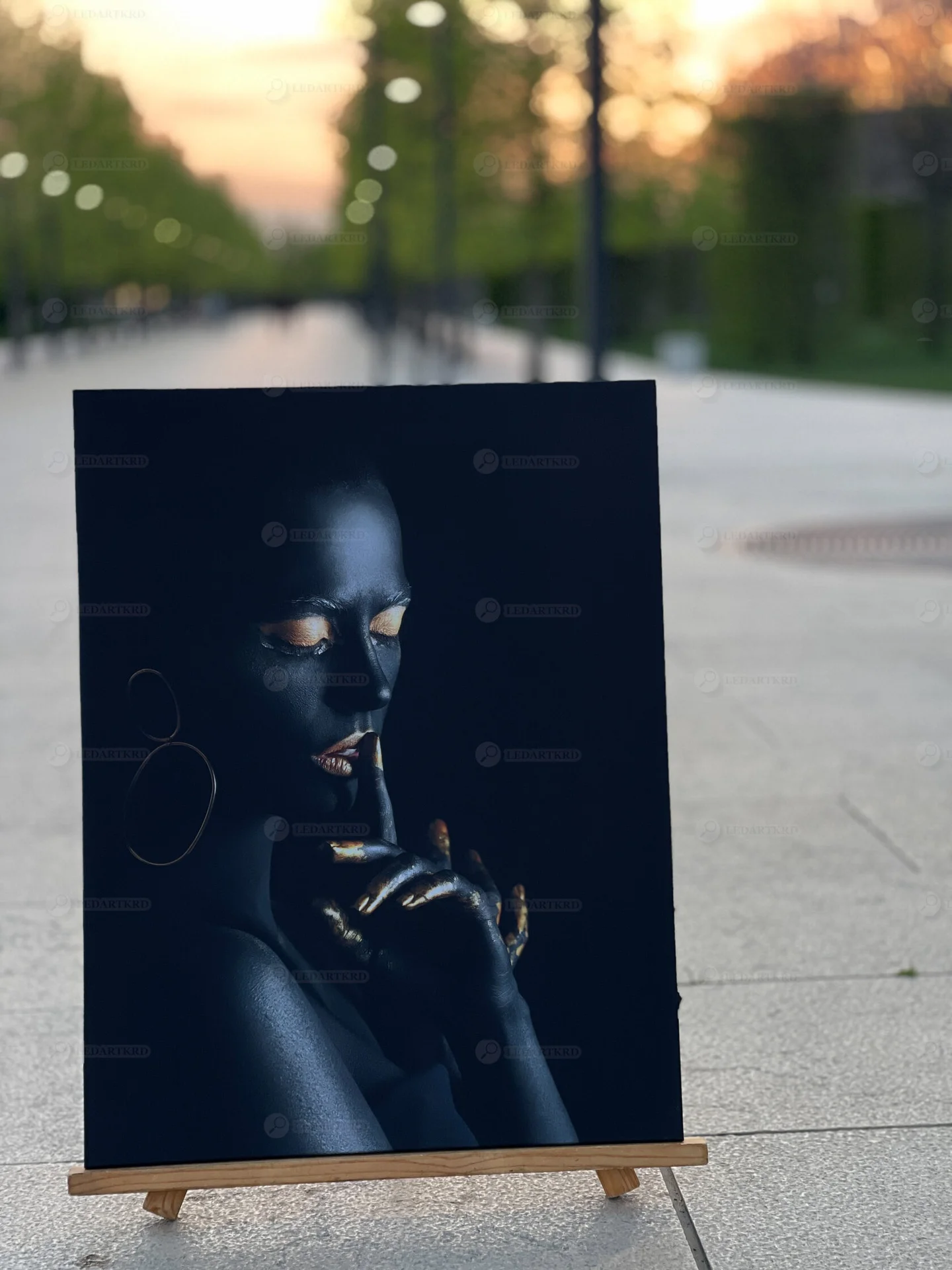 Картина с подсветкой "Тайное Обещание" 65x50 см - миниатюра 7