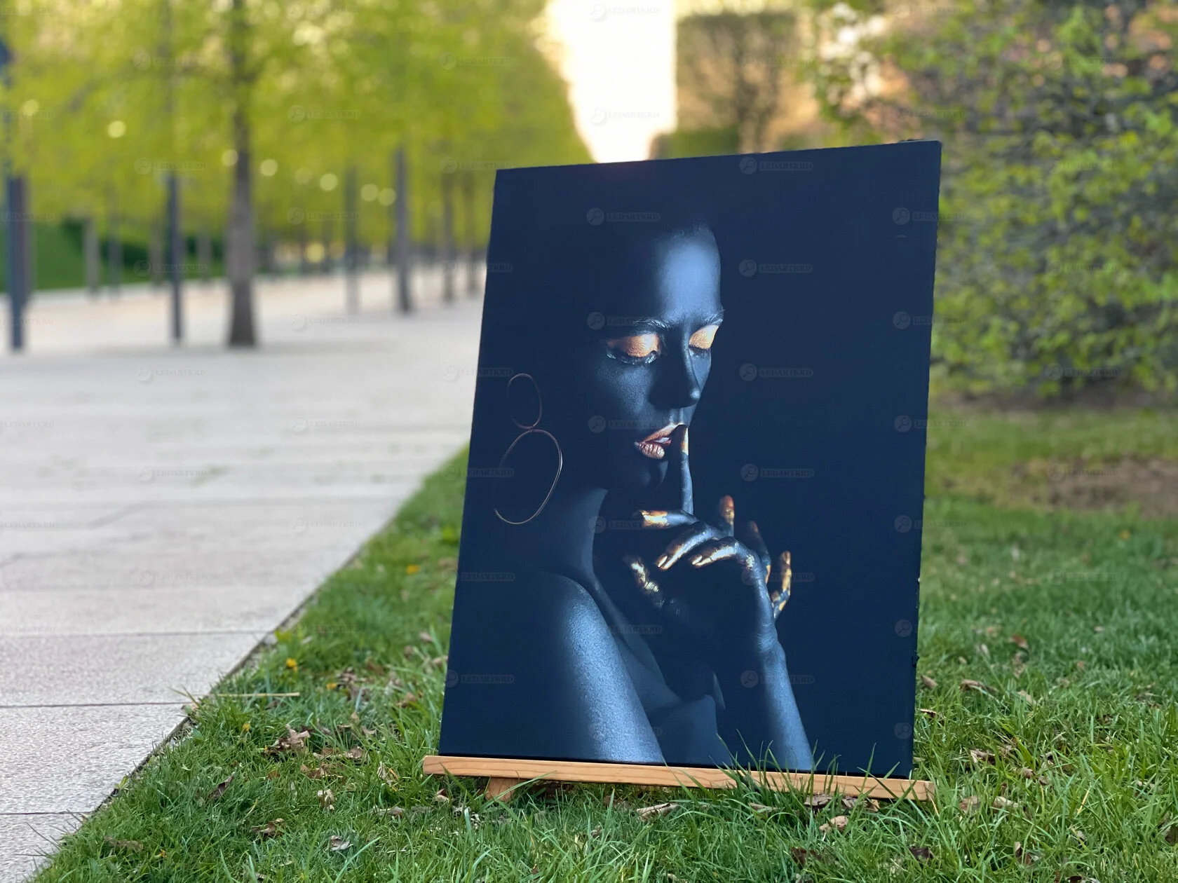 Картина с подсветкой "Тайное Обещание" 65x50 см - миниатюра 8