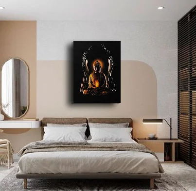 Картина с подсветкой "Будда" 65x50 см - изображение 1