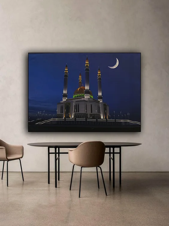 Картина с подсветкой "Ночь у Мечети" 65x45 см - изображение 1