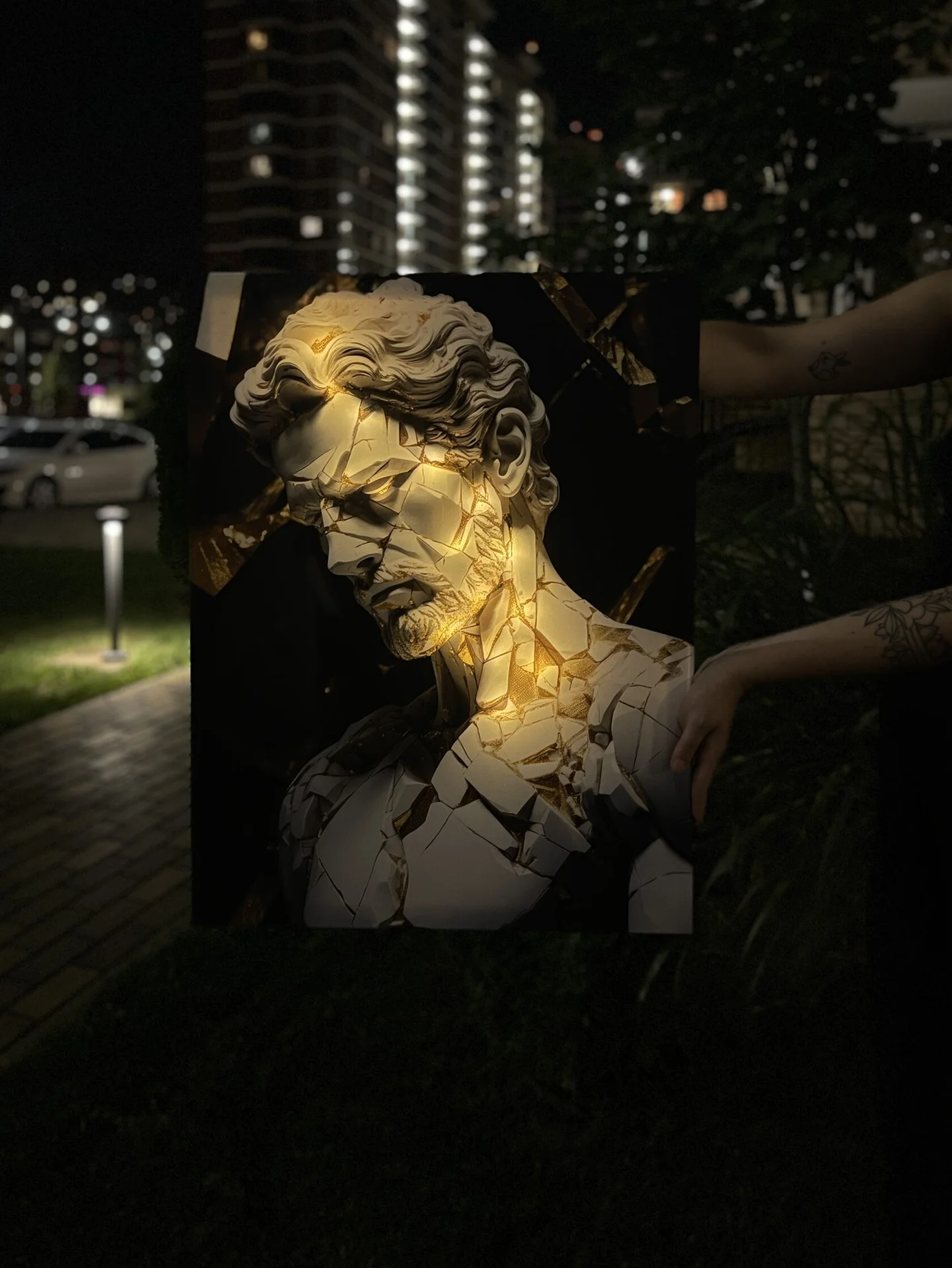 Картина с подсветкой "Давид" 65x50 см - миниатюра 5