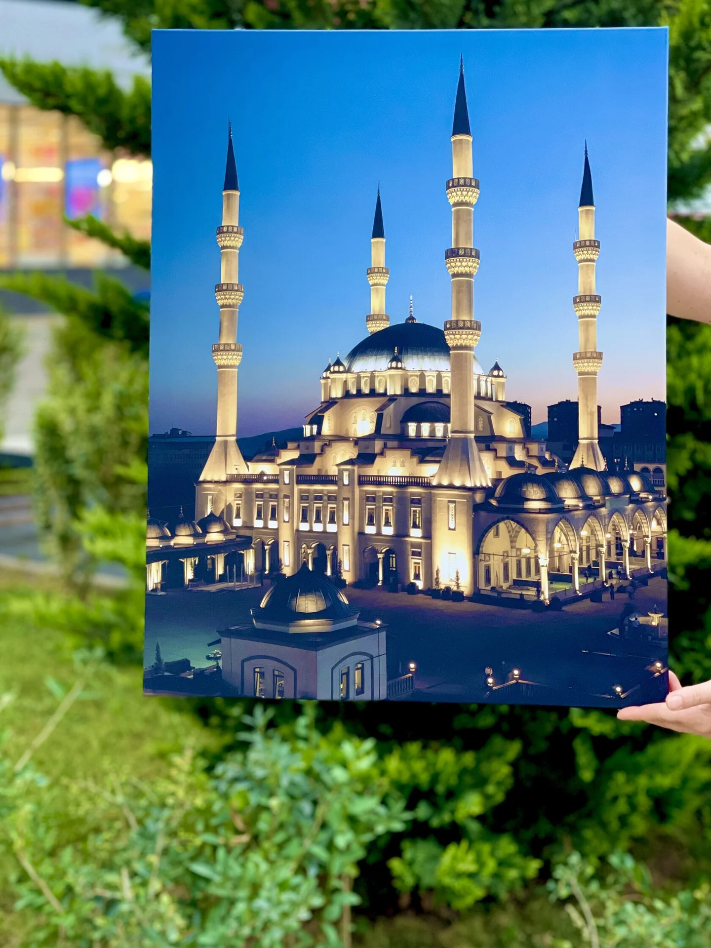 Картина с подсветкой "Сияние Мечети" 65x50 см - миниатюра 4