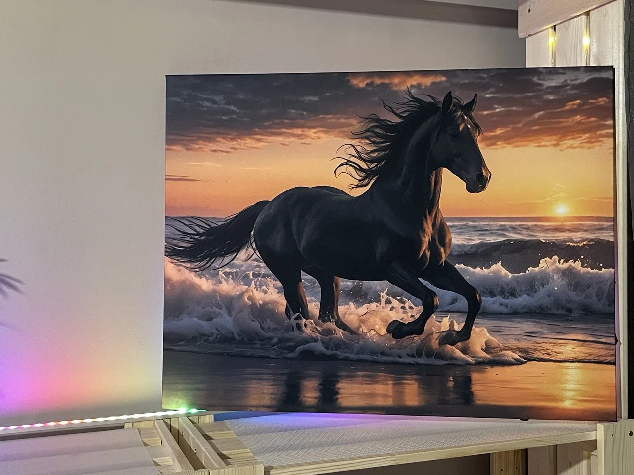 Картина с подсветкой "Грация" 50x65 см - миниатюра 2