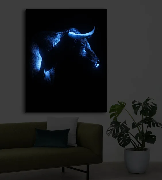 Картина с подсветкой "Финансовый Грааль" 65x50 см - миниатюра 2