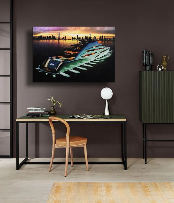 Картина с подсветкой "Яхта" 75x50 см - изображение 1