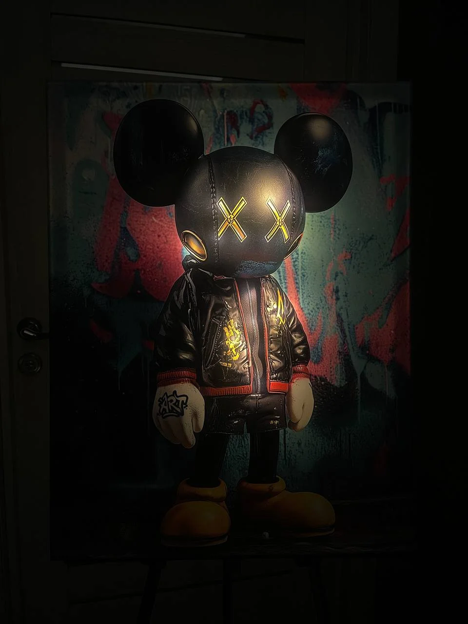 Картина с подсветкой "Urban Mouse" 65x50 см - миниатюра 2
