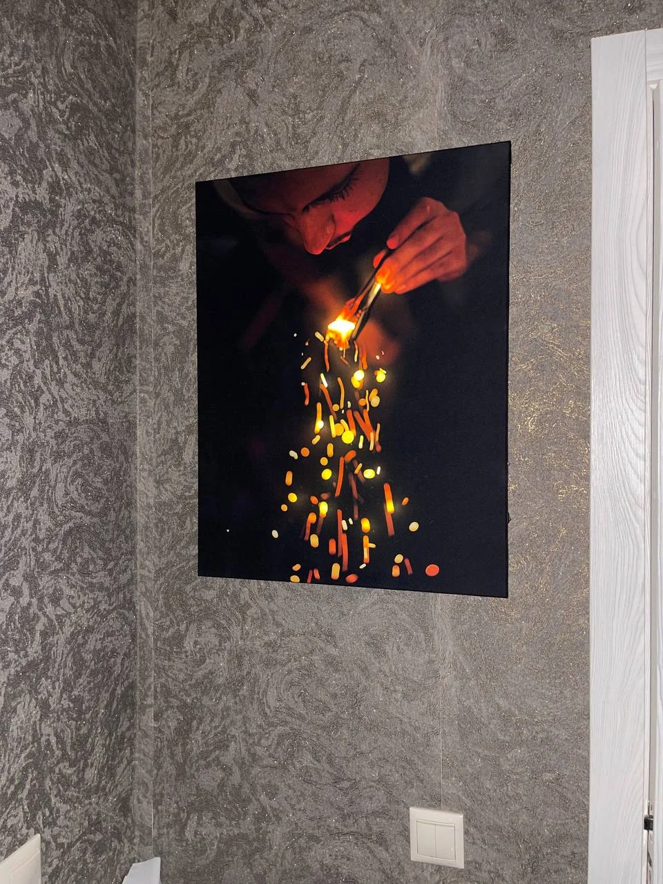 Картина с подсветкой "Искра" 65x50 см - изображение 1