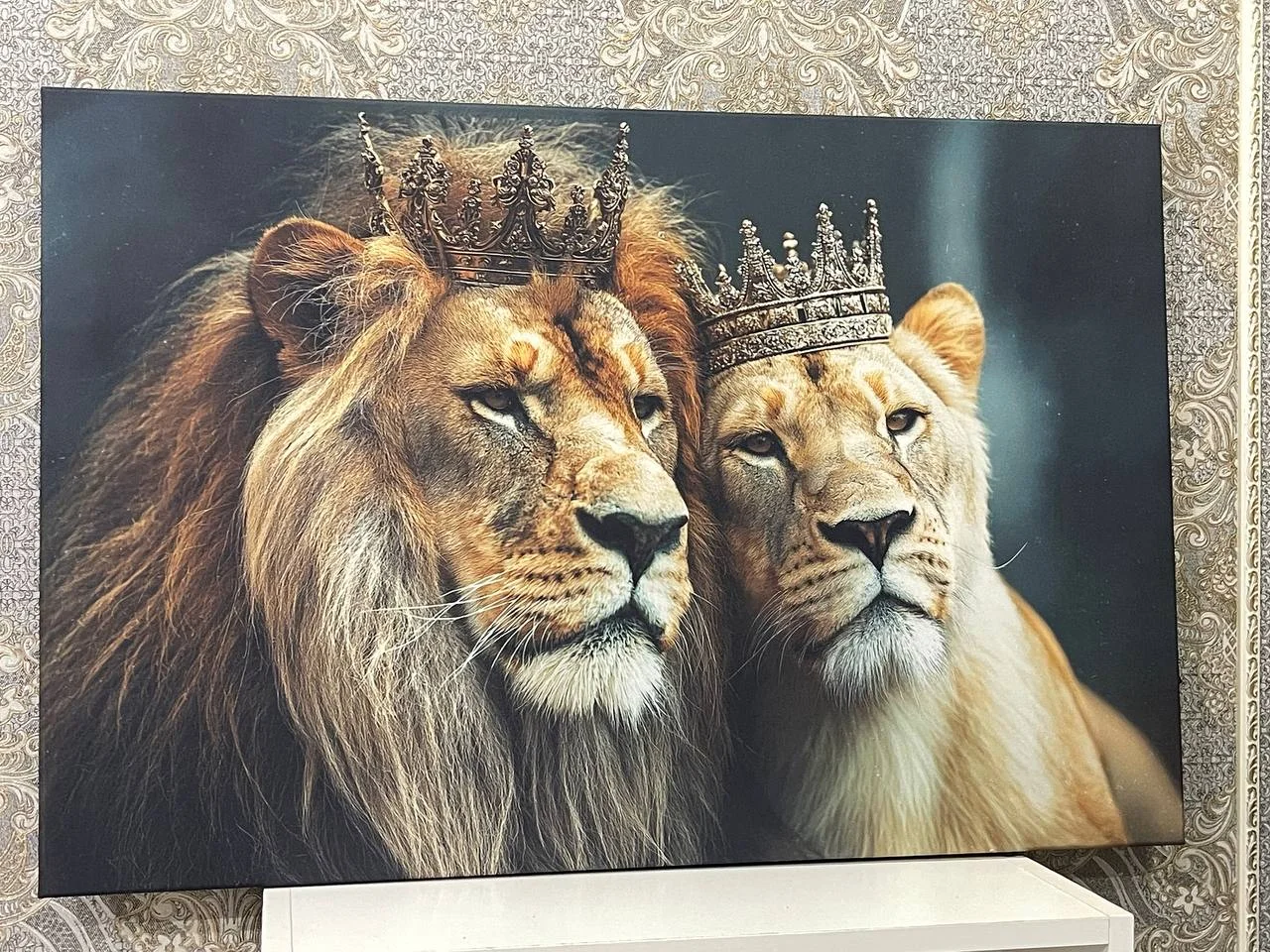 Картина с подсветкой "Королевская пара" 75x50 см - изображение 1