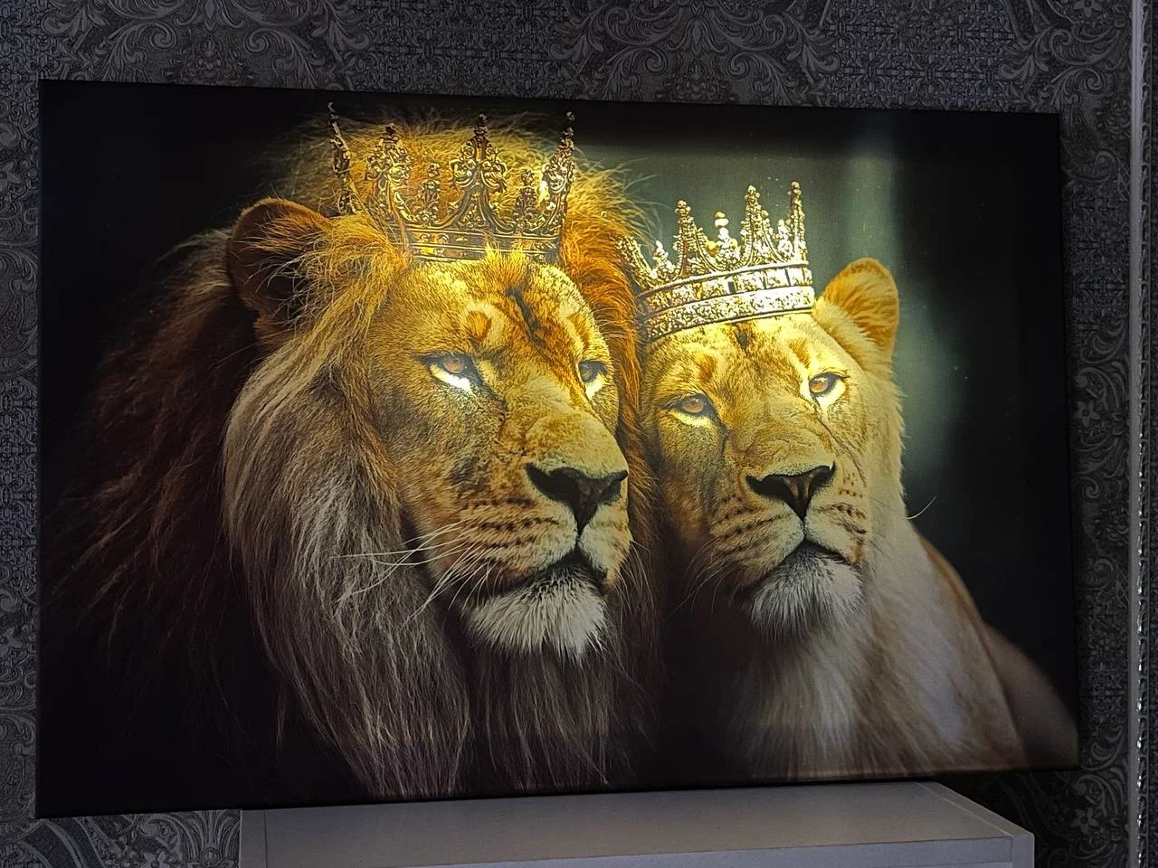 Картина с подсветкой "Королевская пара" 75x50 см - миниатюра 2