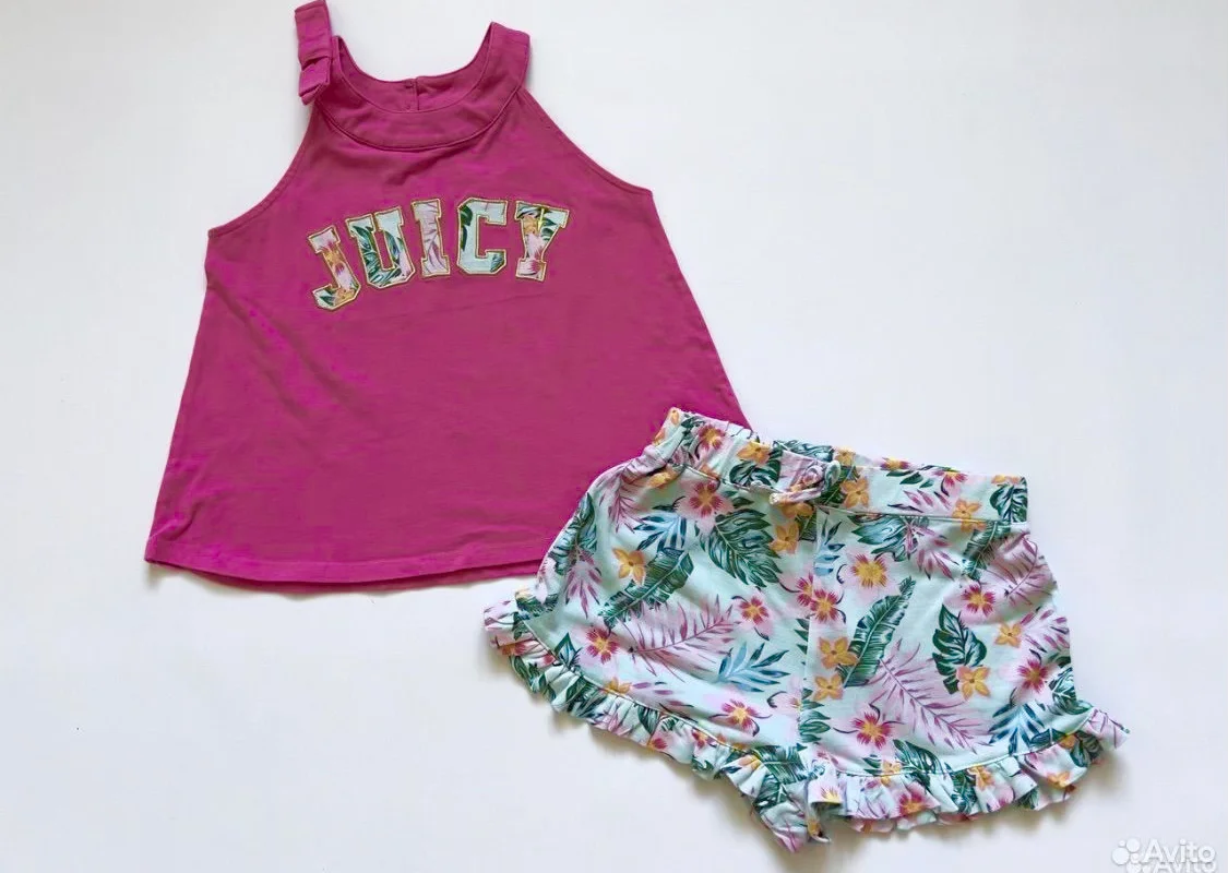 Комплекты летние JUICY COUTURE 120 130 - миниатюра 2
