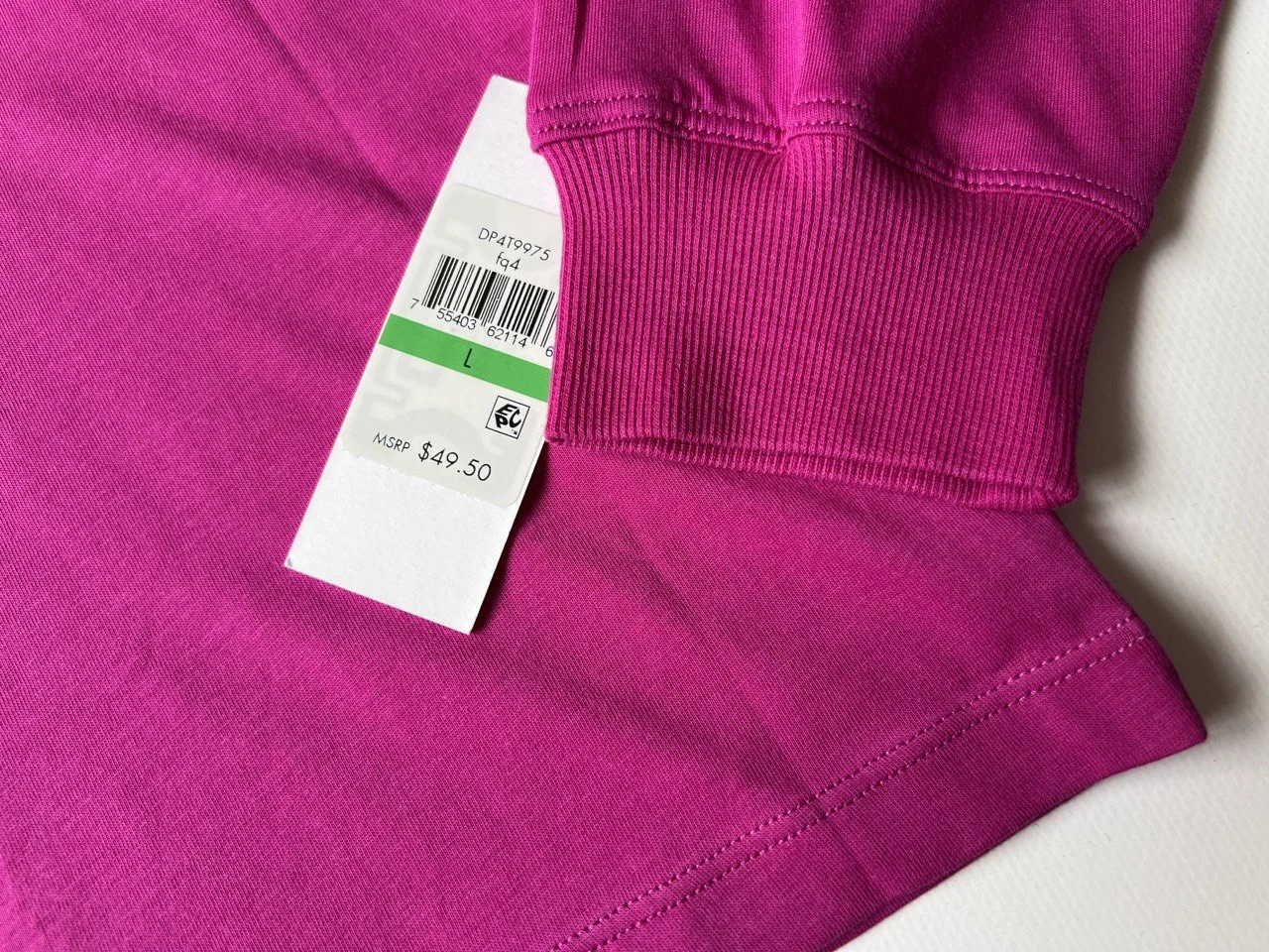 Новый лонгслив розовый DKNY Sport L 48 - миниатюра 4