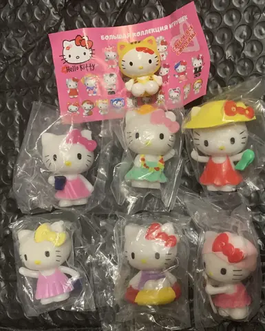 набор фигурок hello kitty