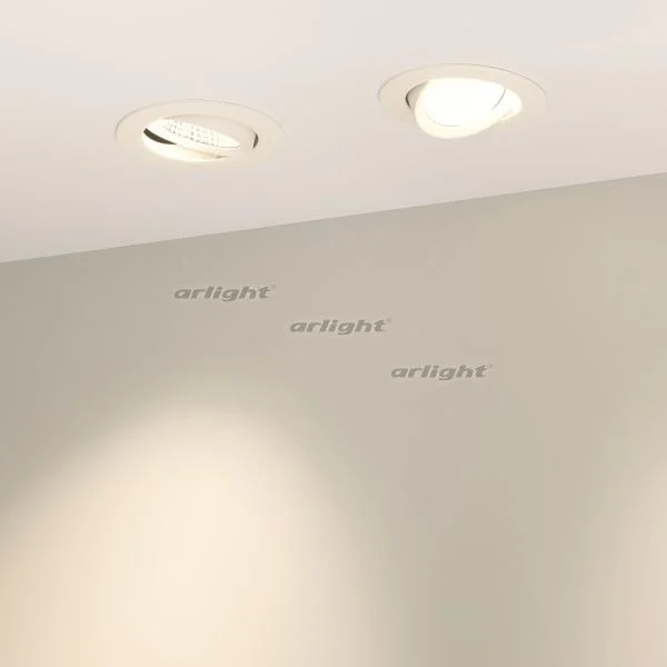 Светильник LTD-POLAR-TURN-R105-10W Warm3000 (WH, 36 deg, 230V) (Arlight - миниатюра 4