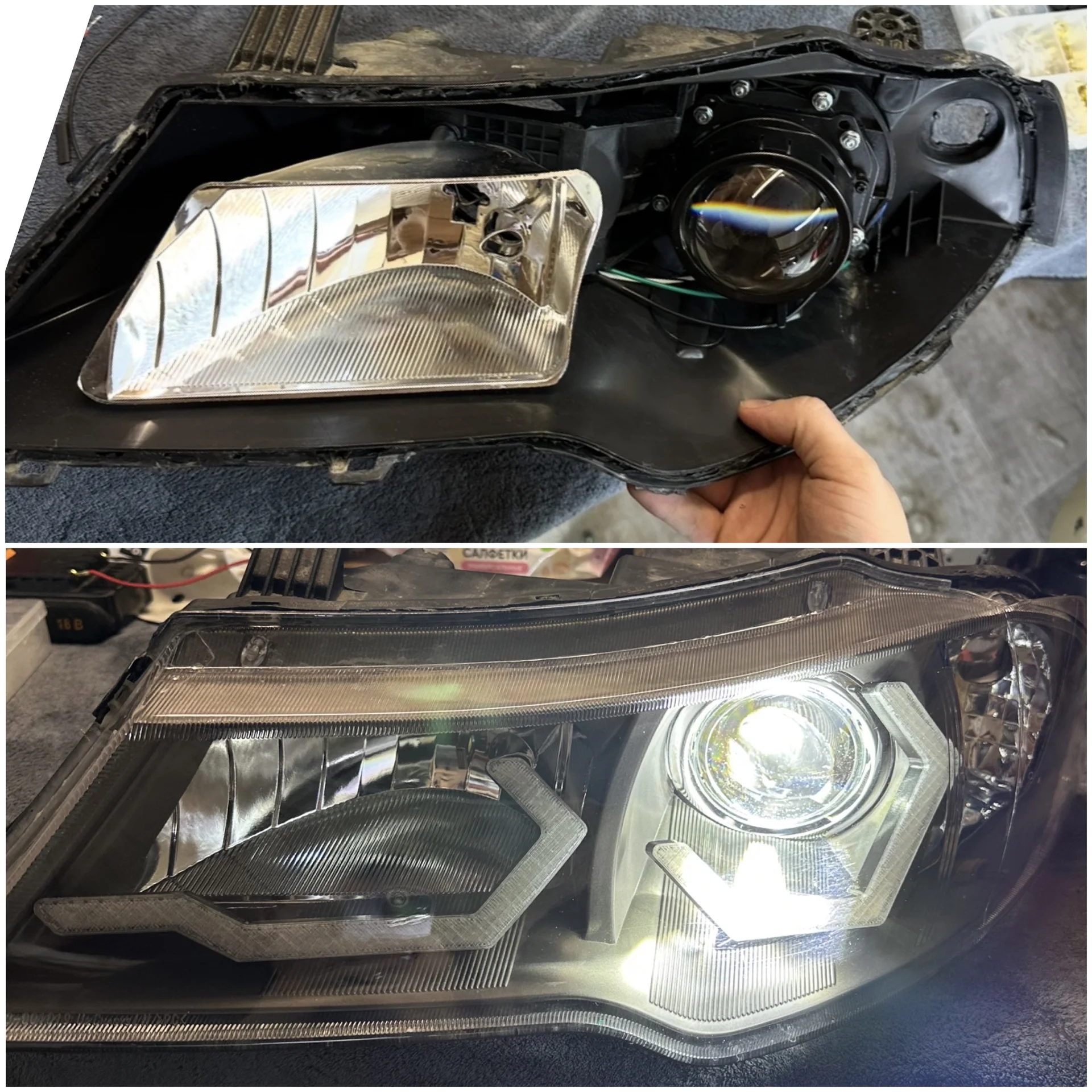 Установка Bi-Led модулей - миниатюра 2
