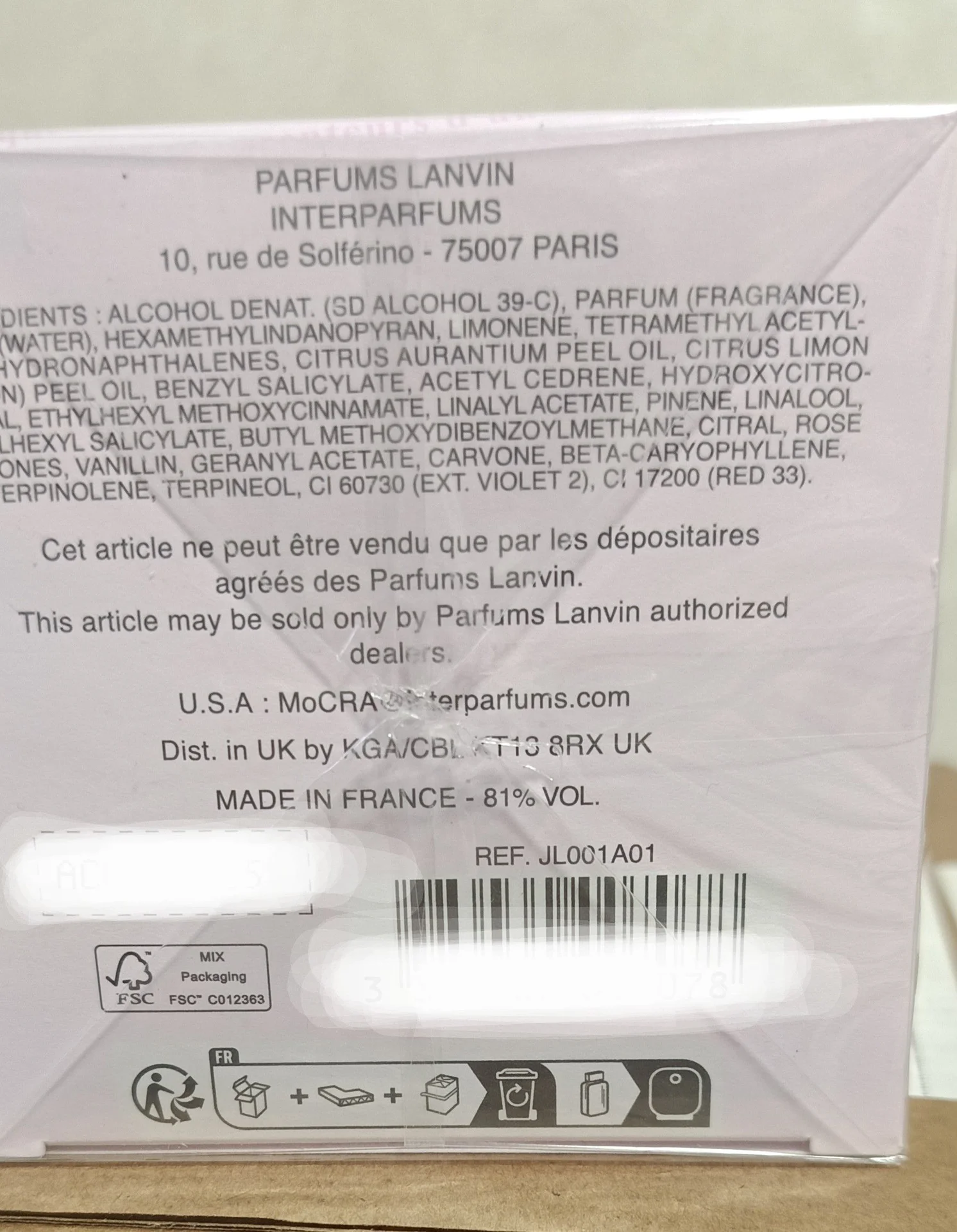 Lanvin Rumeur rose 100 мл оригинал - миниатюра 3