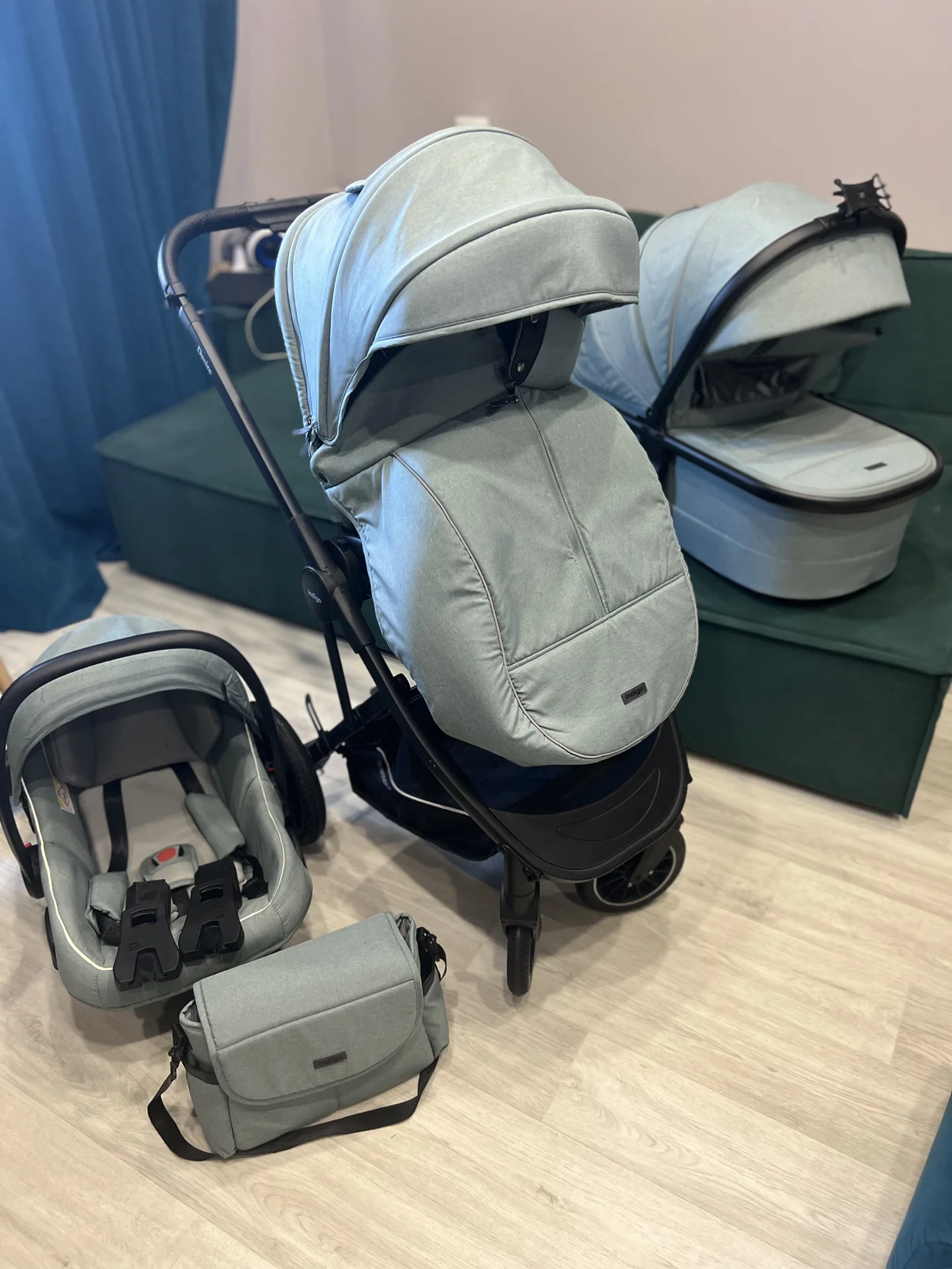 Коляска indigo 3 в 1 - изображение 1