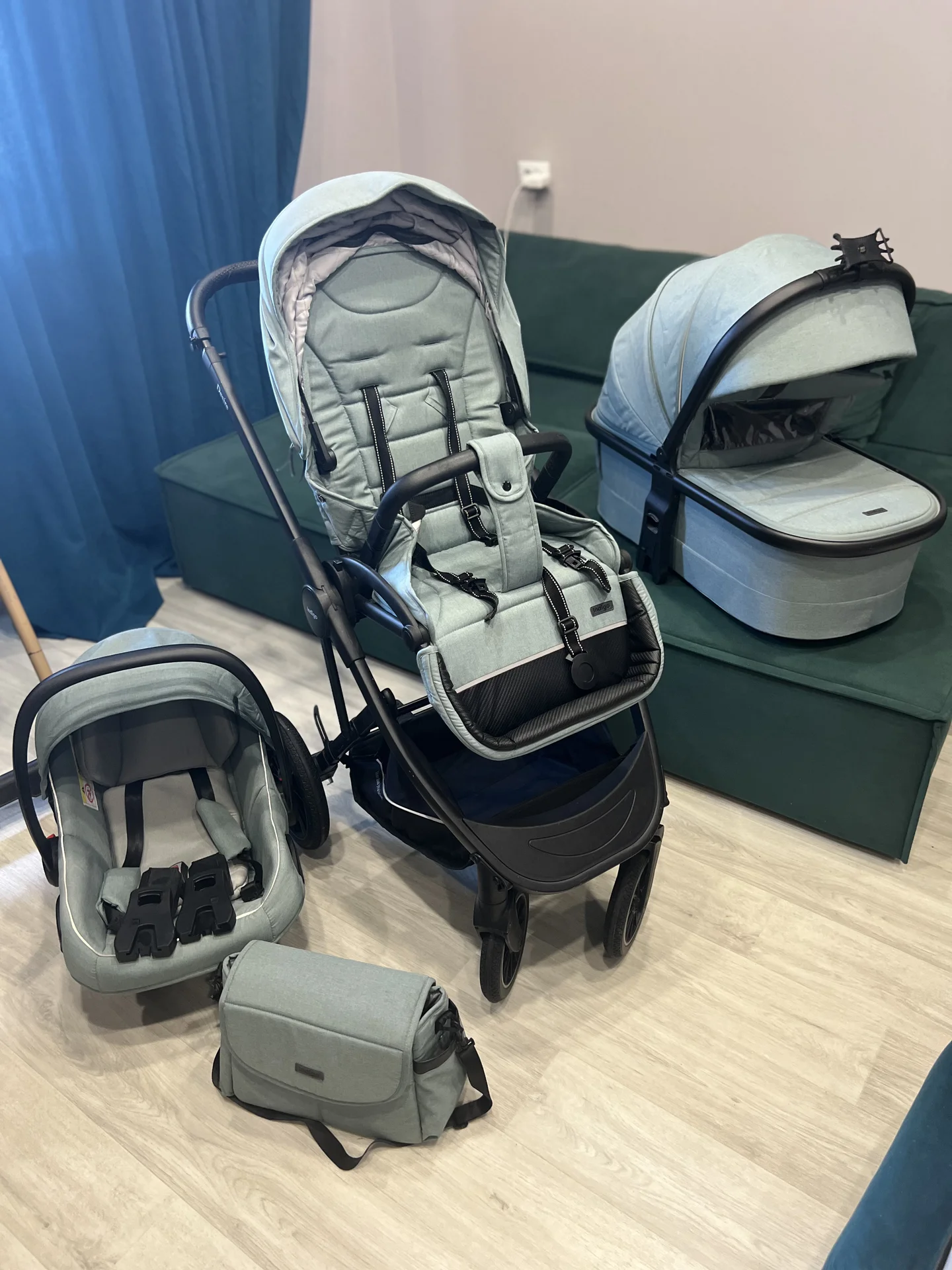 Коляска indigo 3 в 1 - миниатюра 3