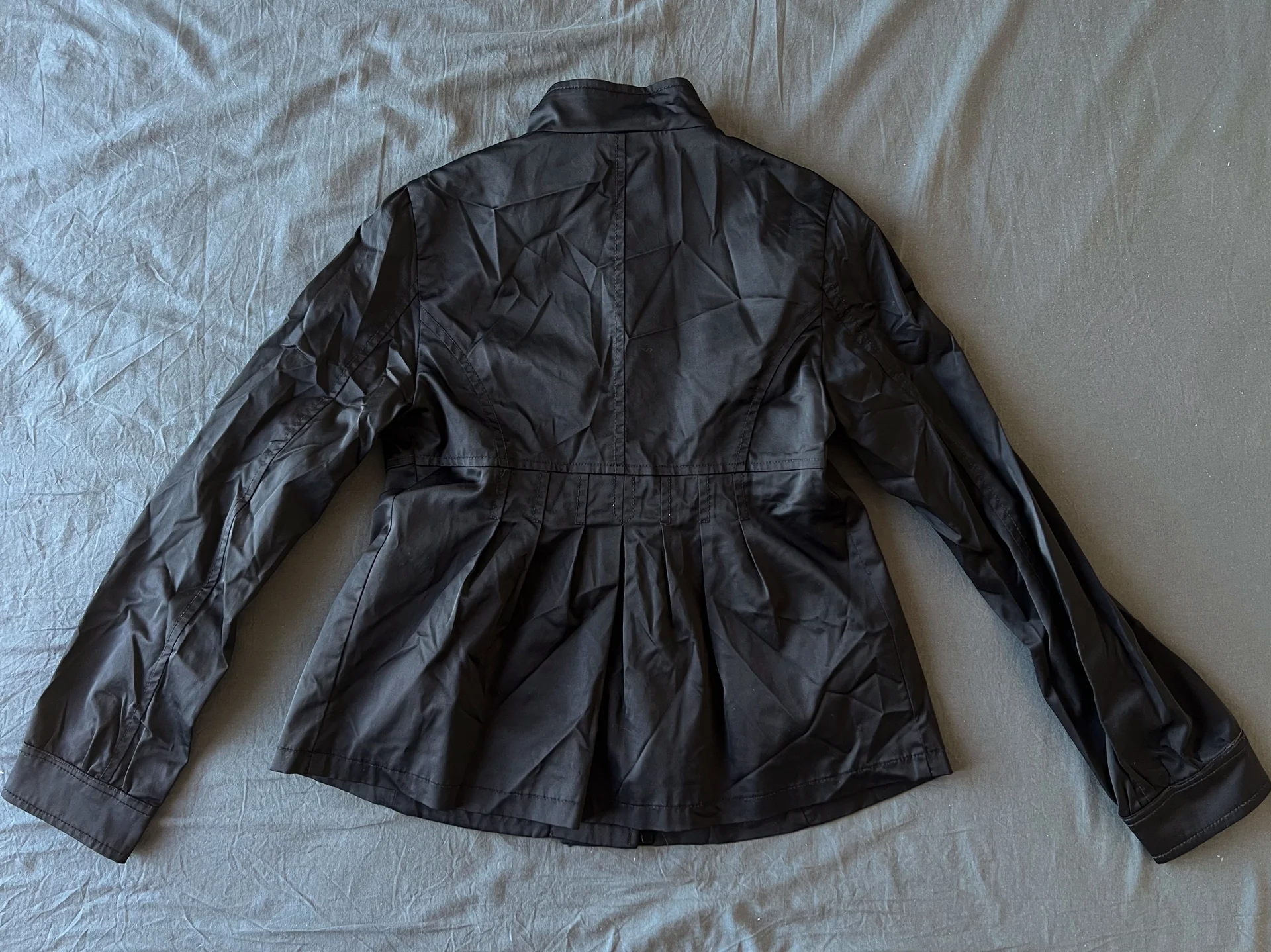 Укороченный винтажный тренч ZARA TRF - миниатюра 3