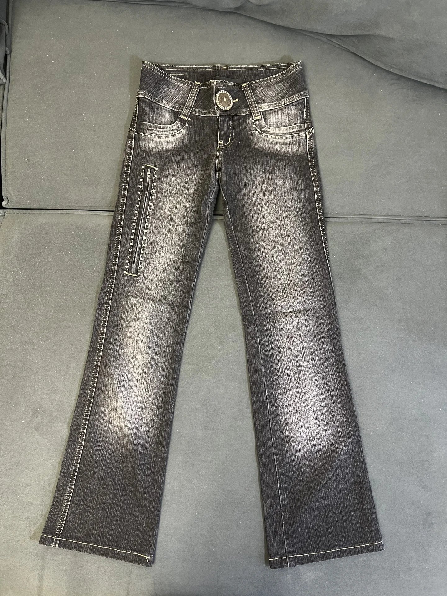 Винтажные джинсы bootcut - миниатюра 2