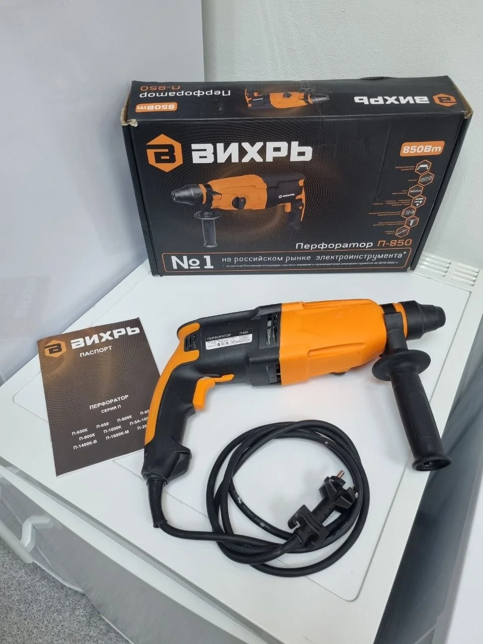 Перфоратор Вихрь П-850К - миниатюра 2