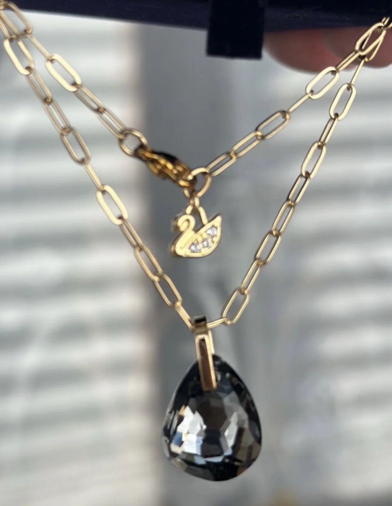 Swarovski колье T bar - миниатюра 4