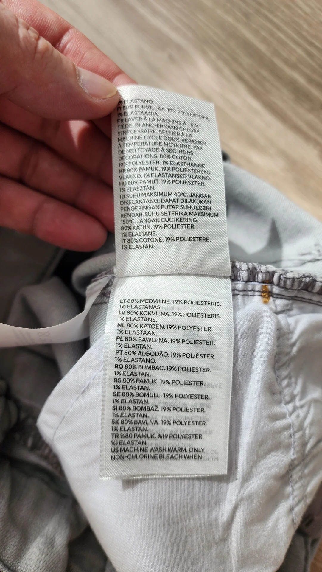 Джинсы детские H&M летние - миниатюра 7