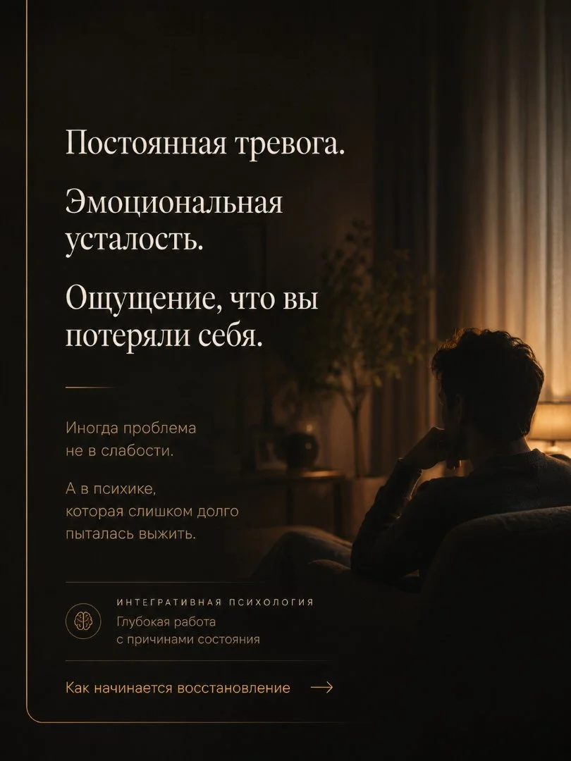 Интегративный психолог | Тревога, эмоциональная усталость, внутреннее напряжение - изображение 1