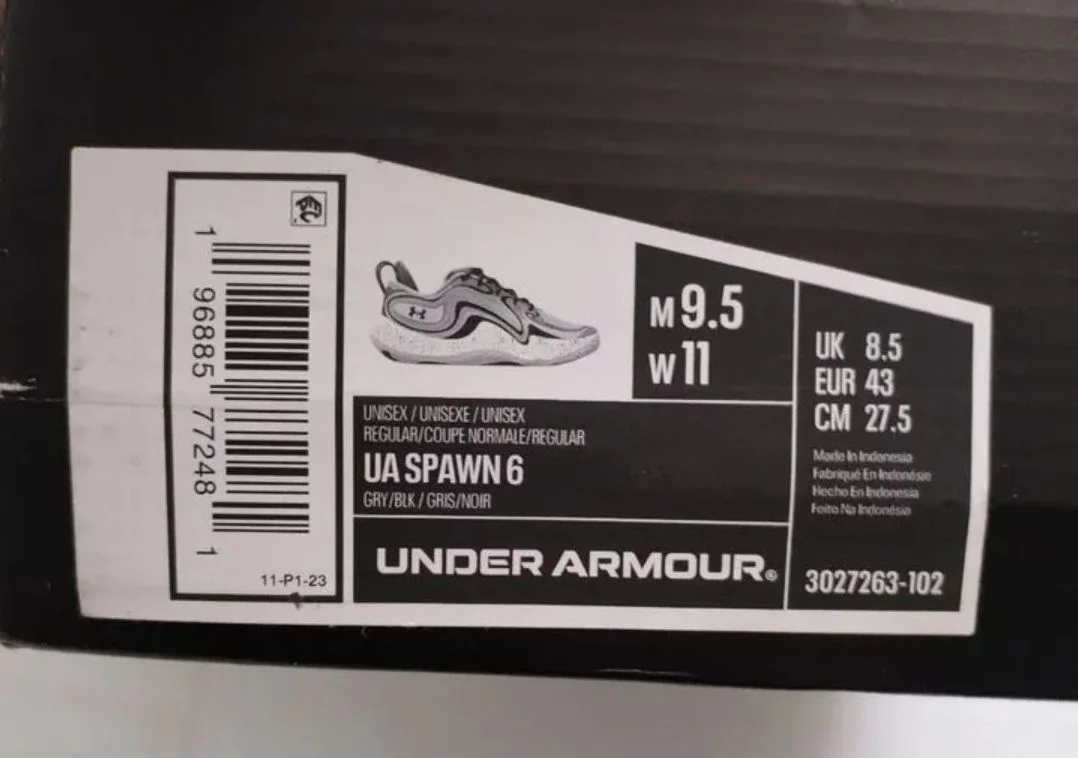 Кроссовки баскетбольные Under Armour оригинал - миниатюра 5