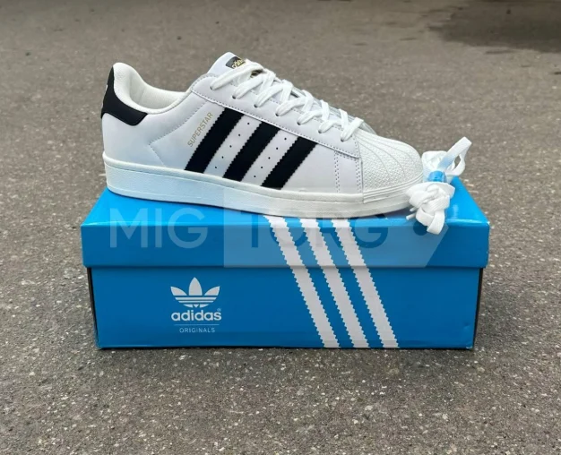 Кеды Adidas Superstar Белые опт 8 шт - изображение 1