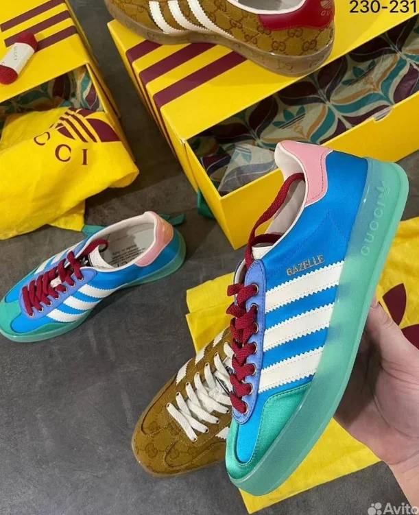 Adidas x Gucci Gazelle Light опт 8 шт - миниатюра 3