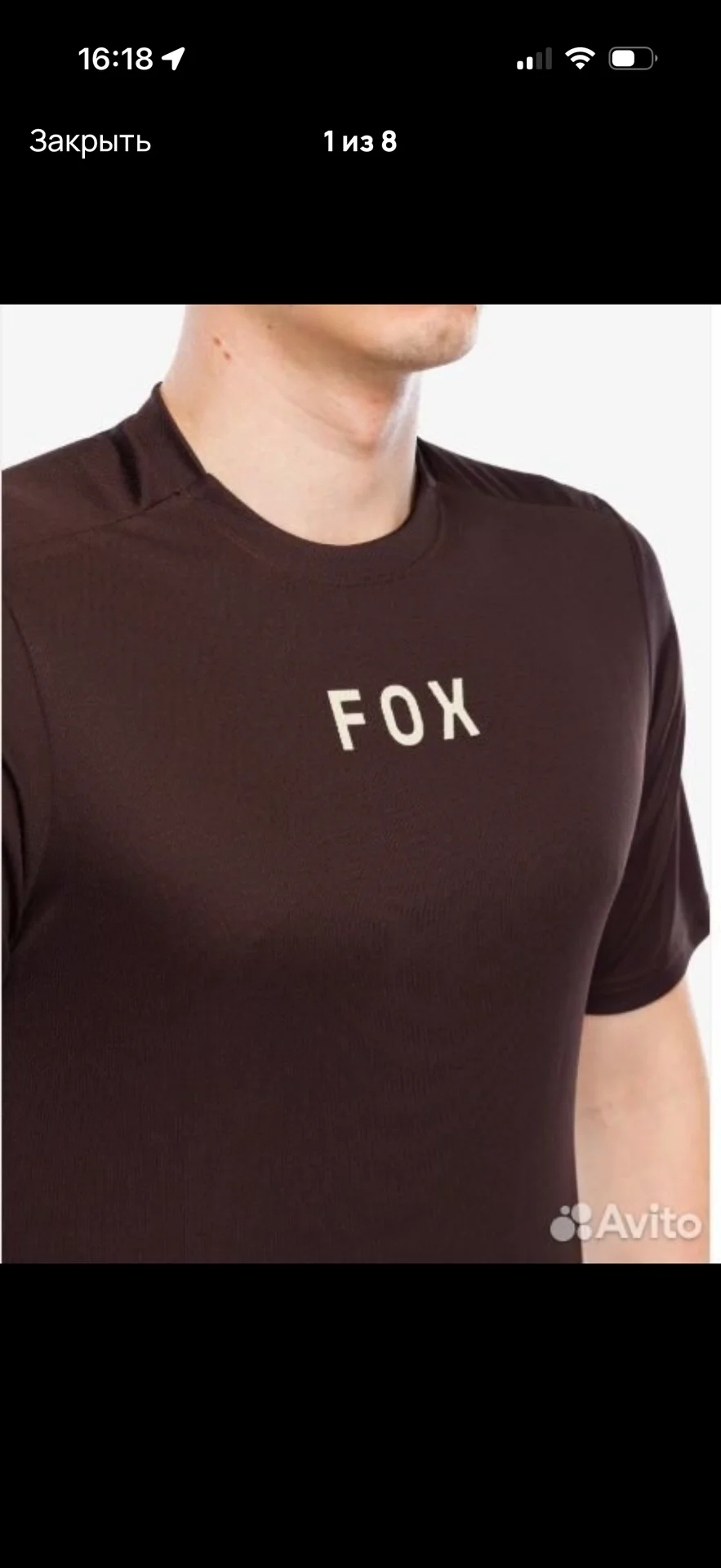 Джерси Fox Racing (XL) оригинал, MTB - изображение 1