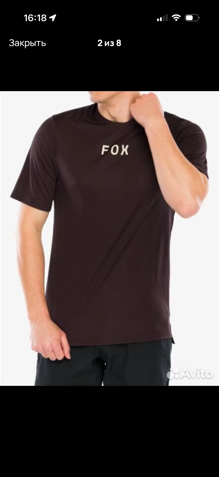 Джерси Fox Racing (XL) оригинал, MTB - миниатюра 2