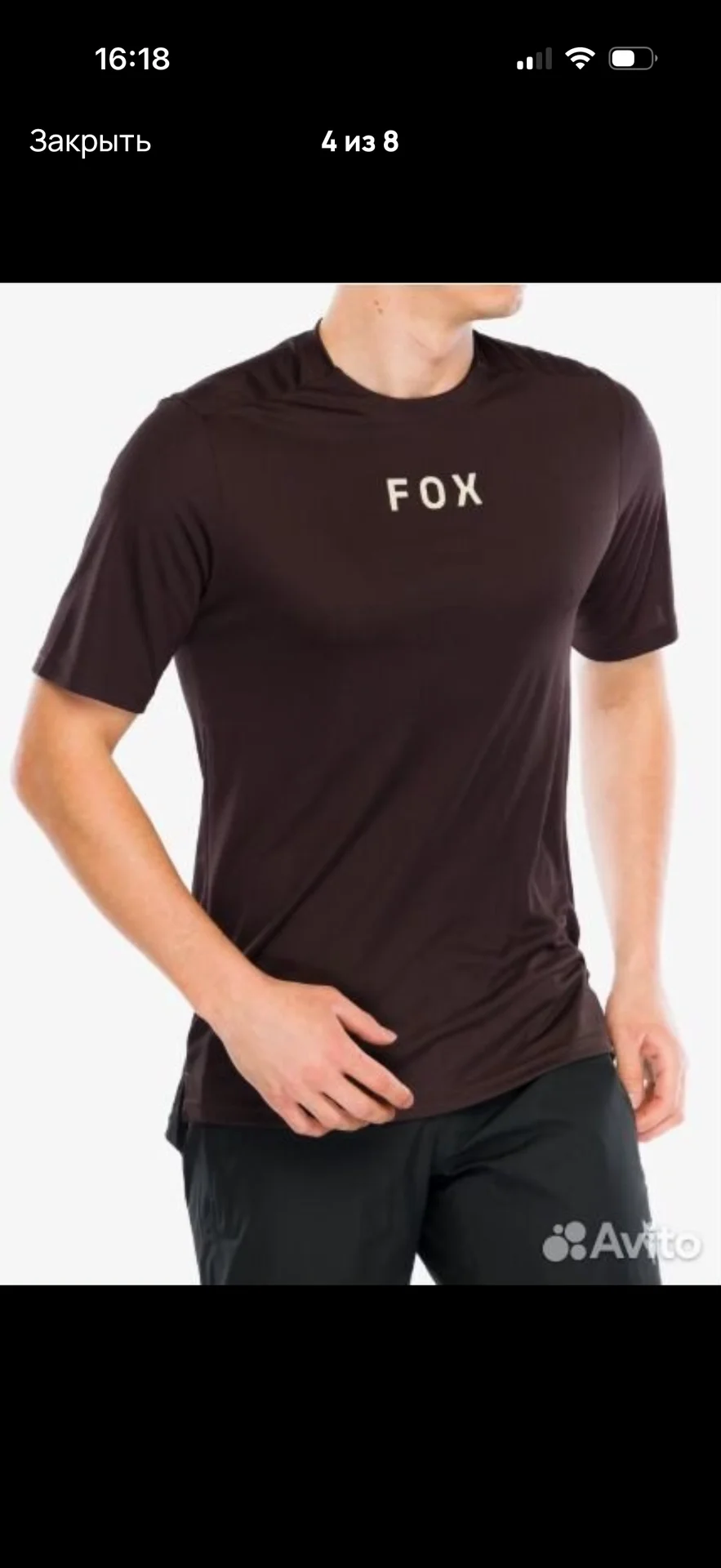 Джерси Fox Racing (XL) оригинал, MTB - миниатюра 4
