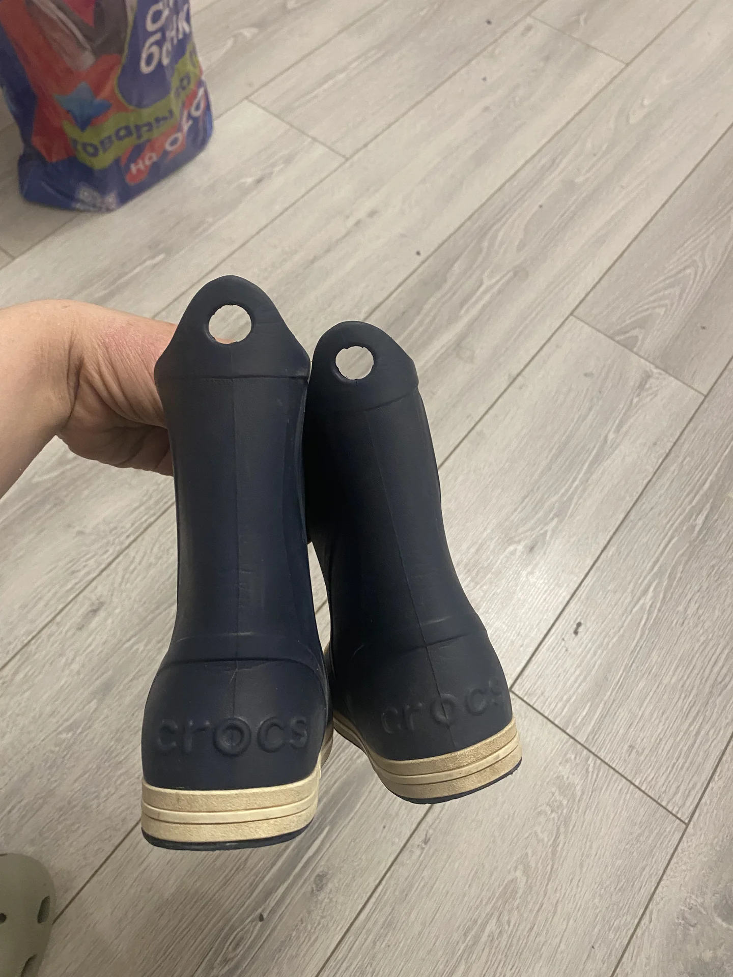 Crocs резиновые сапоги c11 - миниатюра 4
