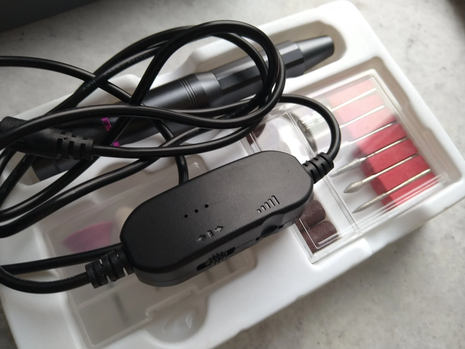 Новый мощный USB аппарат для маникюра + фрезы - миниатюра 5