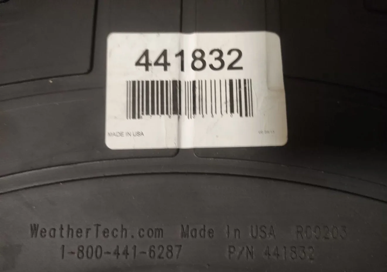 Toyota Venza Коврик задний 3D WeatherTech (USA) - миниатюра 6